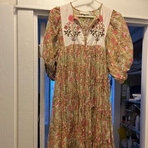 Daughters of India lined midi dress